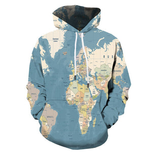 Digital Printing Casual Sports Hoodie Men