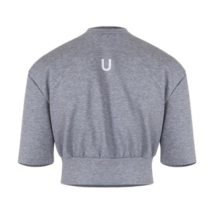 Casual Men's Ash - Grey Baggy Top And Harem - Style Pants Set