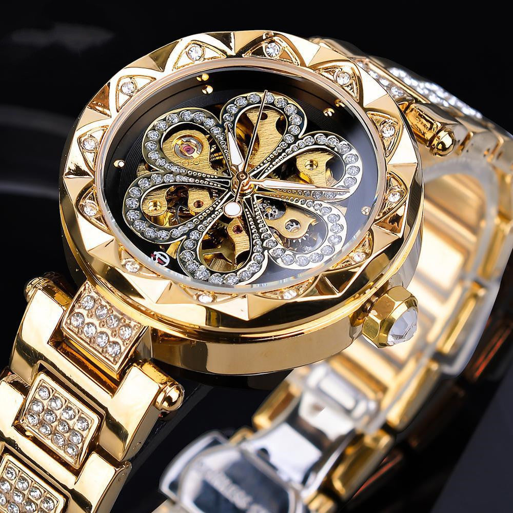 Premium Wrist Watches Stainless Steel Clock