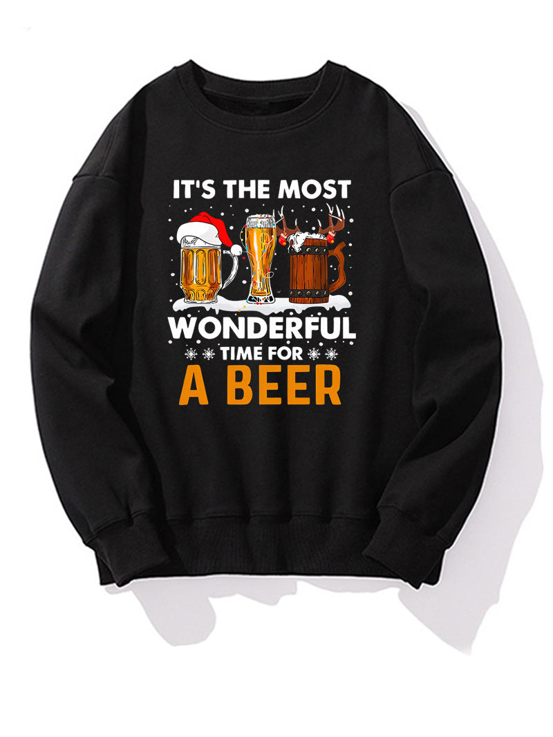 Men's Printed Long-sleeve Casual Top
