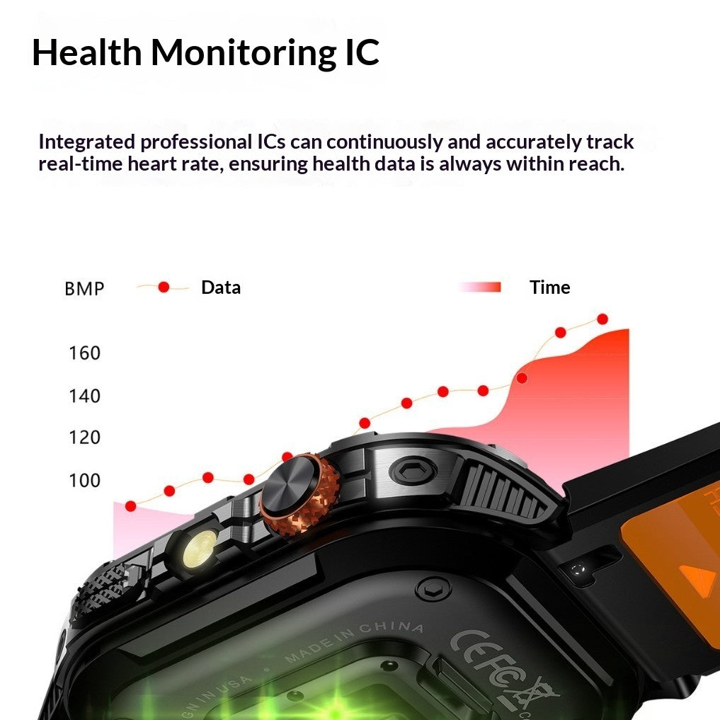 Smartwatch With Heart Rate Monitoring And Bluetooth Calling