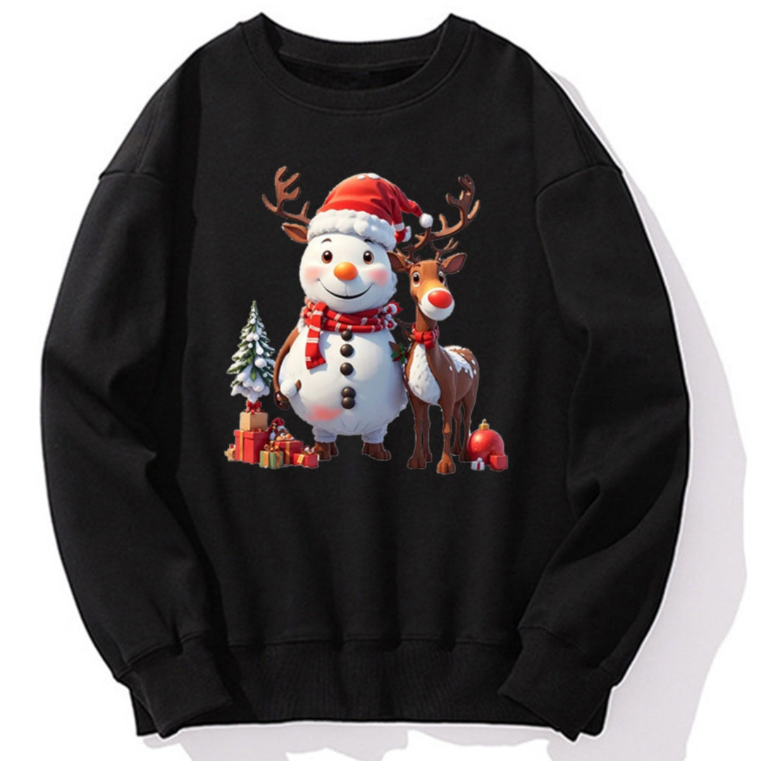Men's Printed Long-sleeve Casual Top