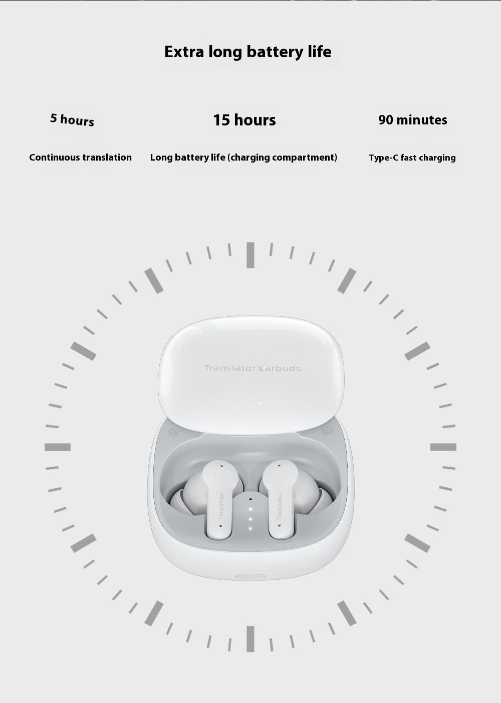 Translation Headphones Supports 144 Languages