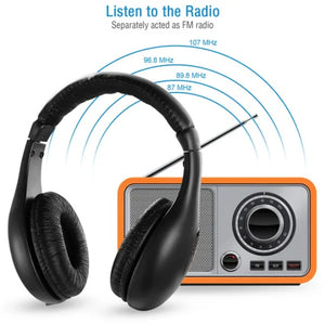 Headphones HiFi Over Ear Headsets RF Transmitter Receiver