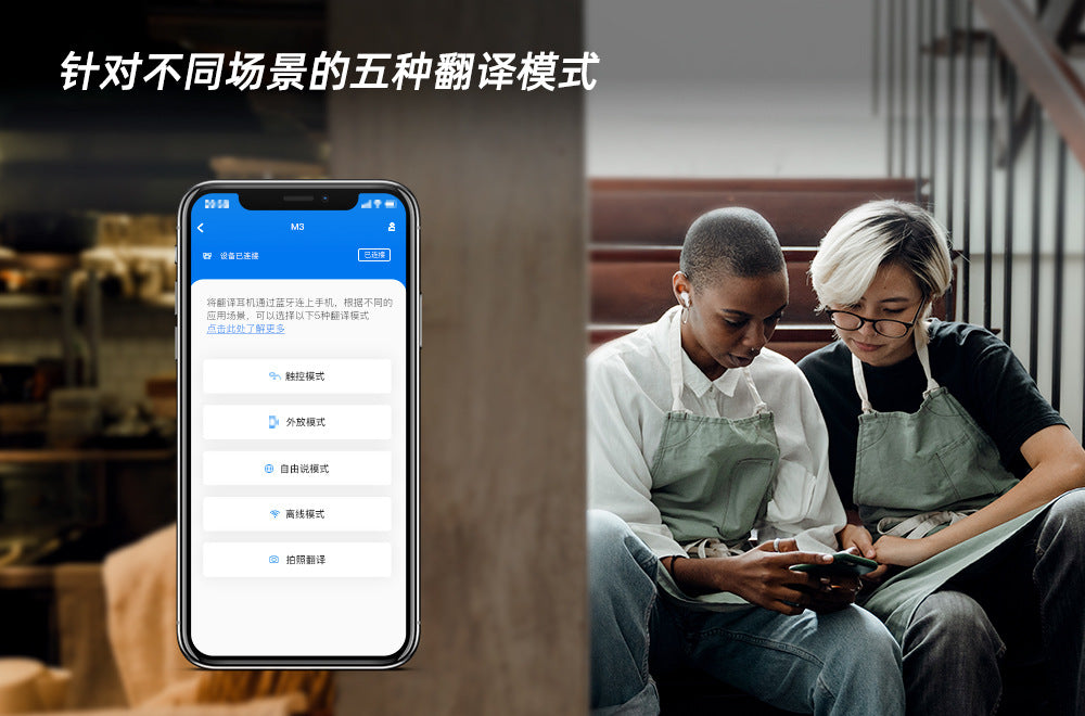 Translation Headphones Supports 144 Languages
