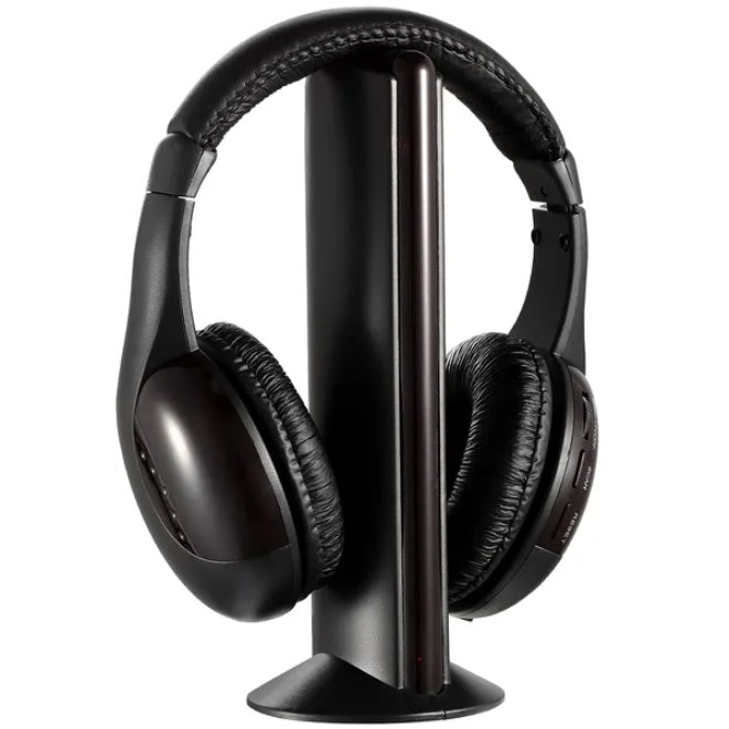 Headphones HiFi Over Ear Headsets RF Transmitter Receiver