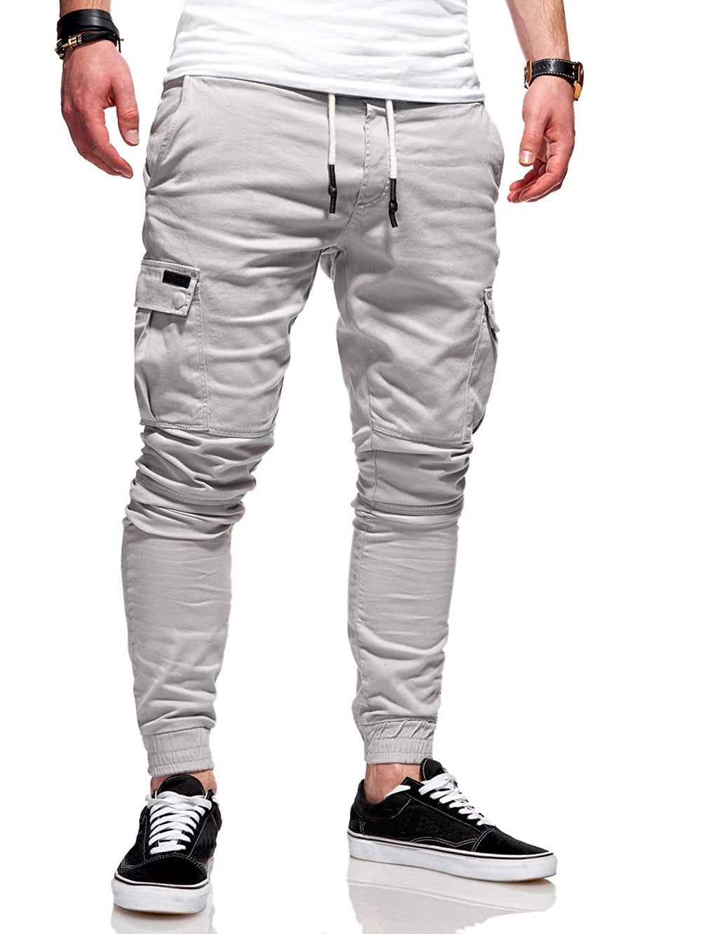Lace Elastic Sports Baggy Pants Leisure